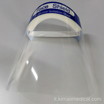Scudi del viso di vetro di plastica trasparenti